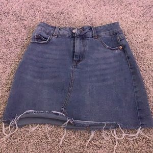wild fable blue jean skirt